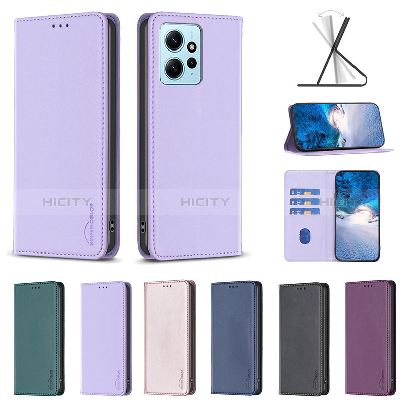 Funda de Cuero Cartera con Soporte Carcasa B02F para Xiaomi Redmi Note 12 4G