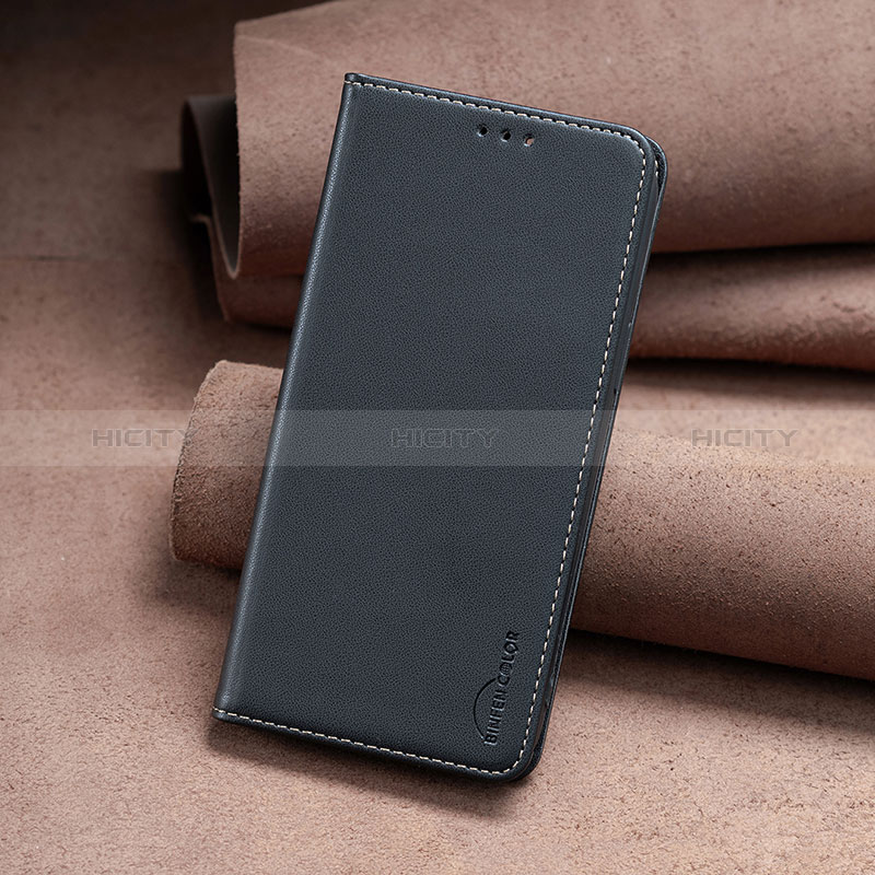 Funda de Cuero Cartera con Soporte Carcasa B02F para Xiaomi Redmi Note 12 4G Negro