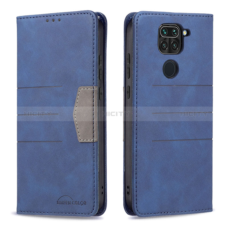 Funda de Cuero Cartera con Soporte Carcasa B02F para Xiaomi Redmi Note 9