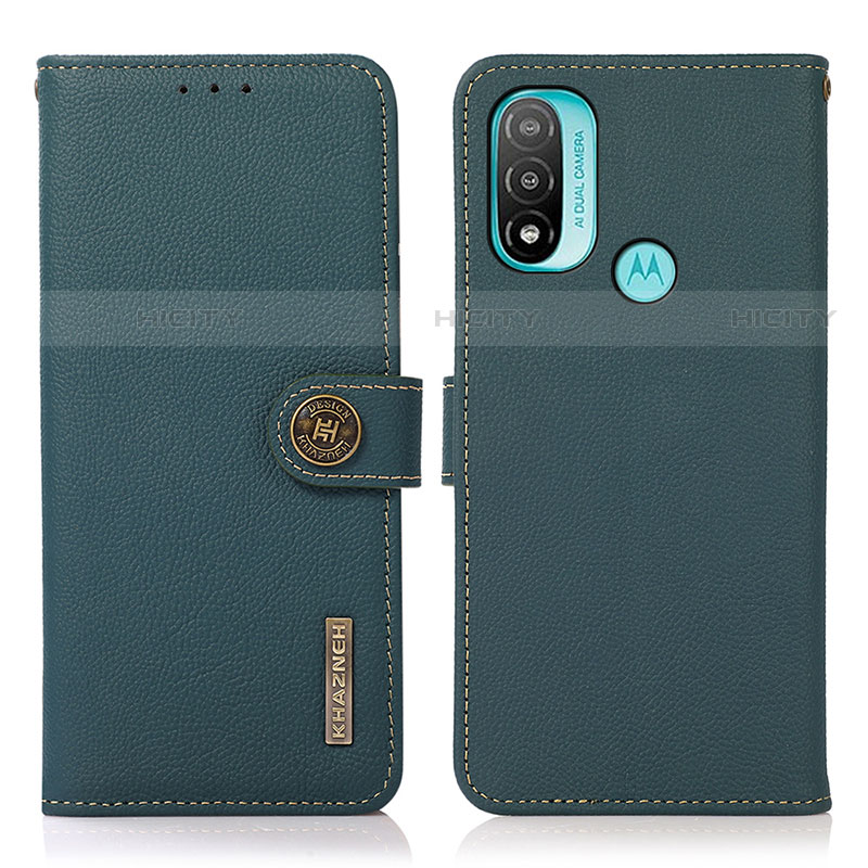 Funda de Cuero Cartera con Soporte Carcasa B02H para Motorola Moto E30