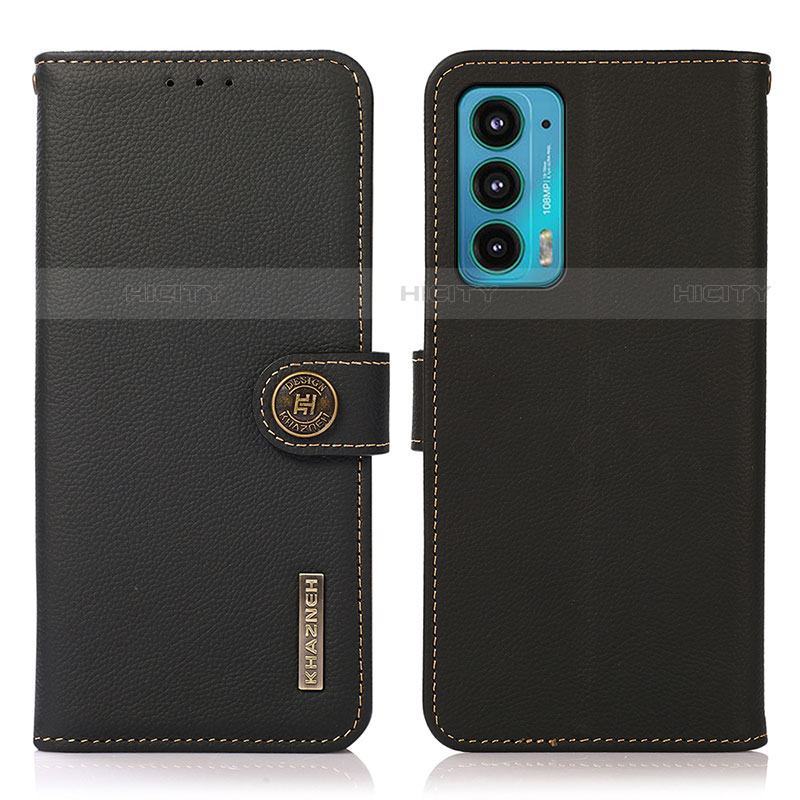 Funda de Cuero Cartera con Soporte Carcasa B02H para Motorola Moto Edge 20 5G