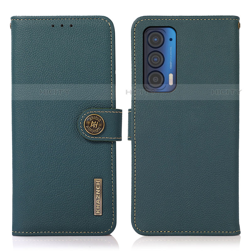 Funda de Cuero Cartera con Soporte Carcasa B02H para Motorola Moto Edge (2021) 5G