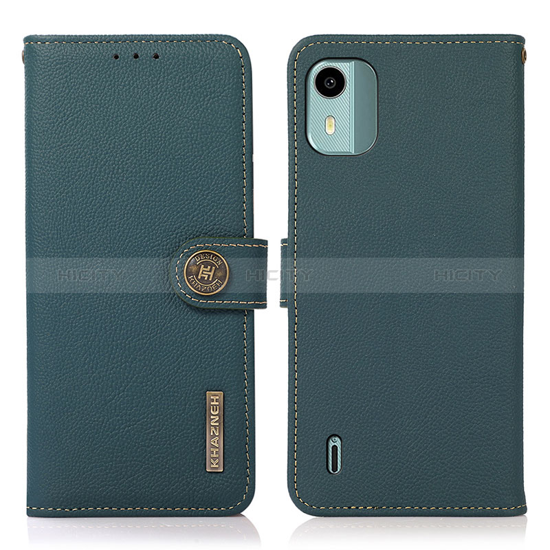 Funda de Cuero Cartera con Soporte Carcasa B02H para Nokia C12 Plus