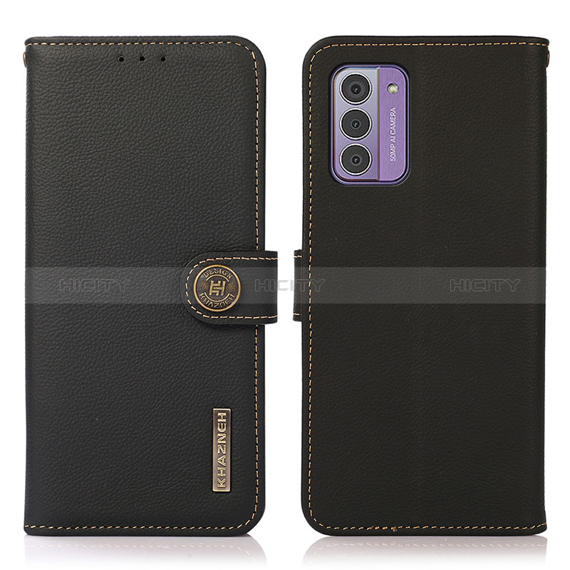 Funda de Cuero Cartera con Soporte Carcasa B02H para Nokia G42 5G Negro