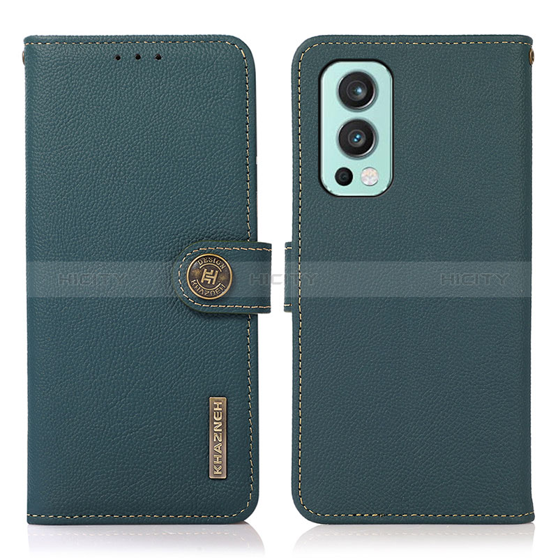 Funda de Cuero Cartera con Soporte Carcasa B02H para OnePlus Nord 2 5G