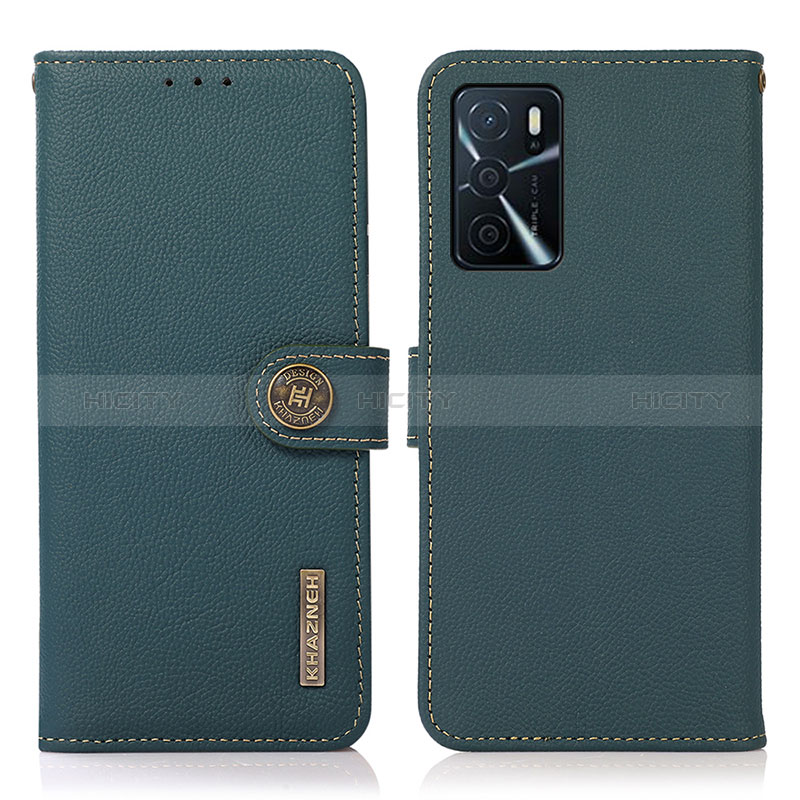 Funda de Cuero Cartera con Soporte Carcasa B02H para Oppo A16