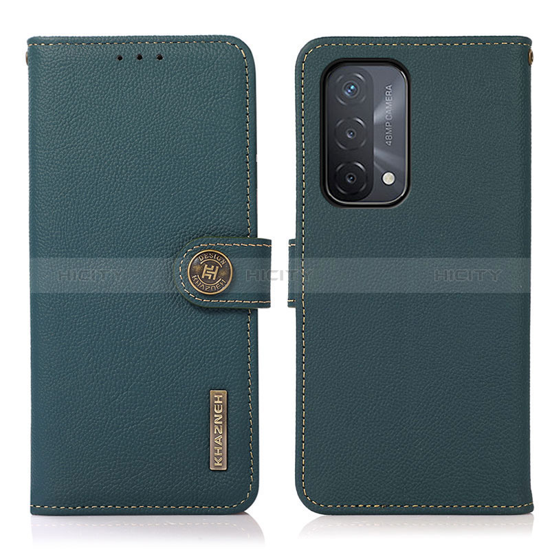 Funda de Cuero Cartera con Soporte Carcasa B02H para Oppo A74 5G