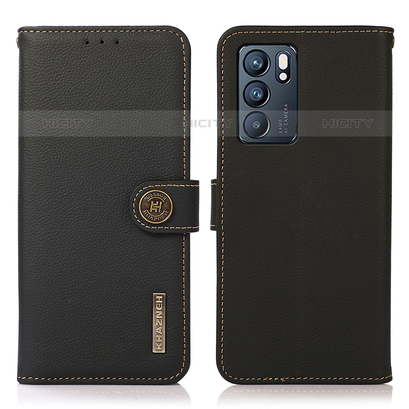 Funda de Cuero Cartera con Soporte Carcasa B02H para Oppo Reno6 5G