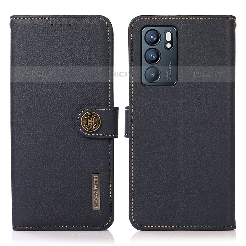 Funda de Cuero Cartera con Soporte Carcasa B02H para Oppo Reno6 5G