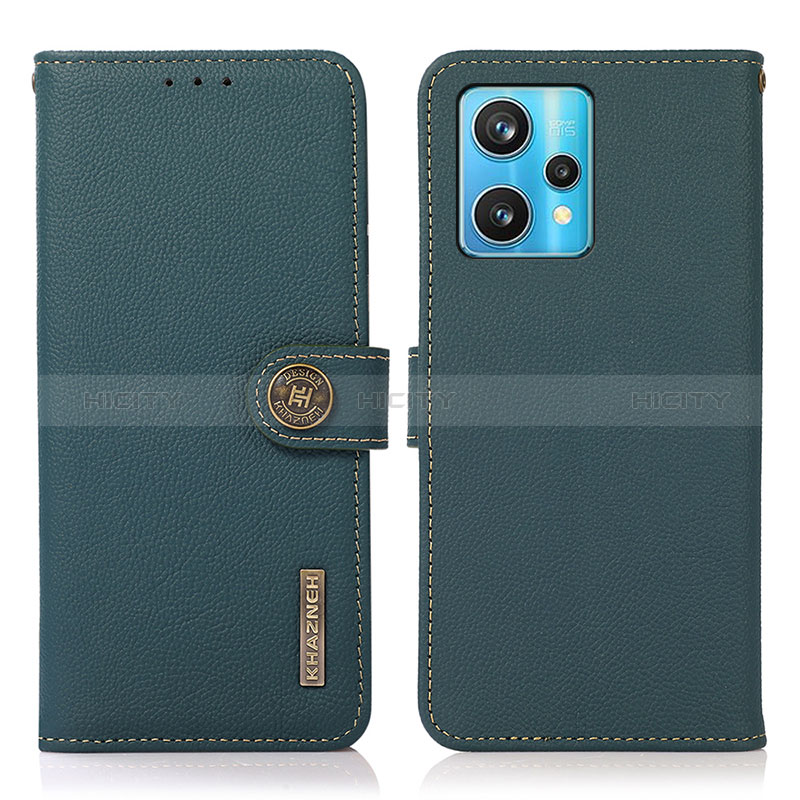 Funda de Cuero Cartera con Soporte Carcasa B02H para Realme 9 4G