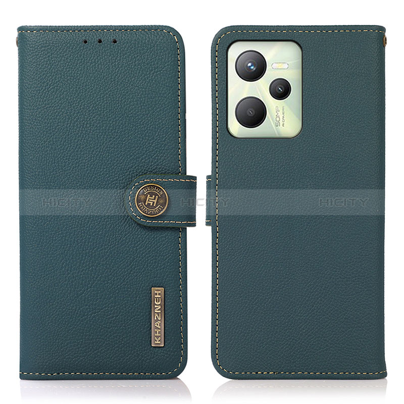 Funda de Cuero Cartera con Soporte Carcasa B02H para Realme C35