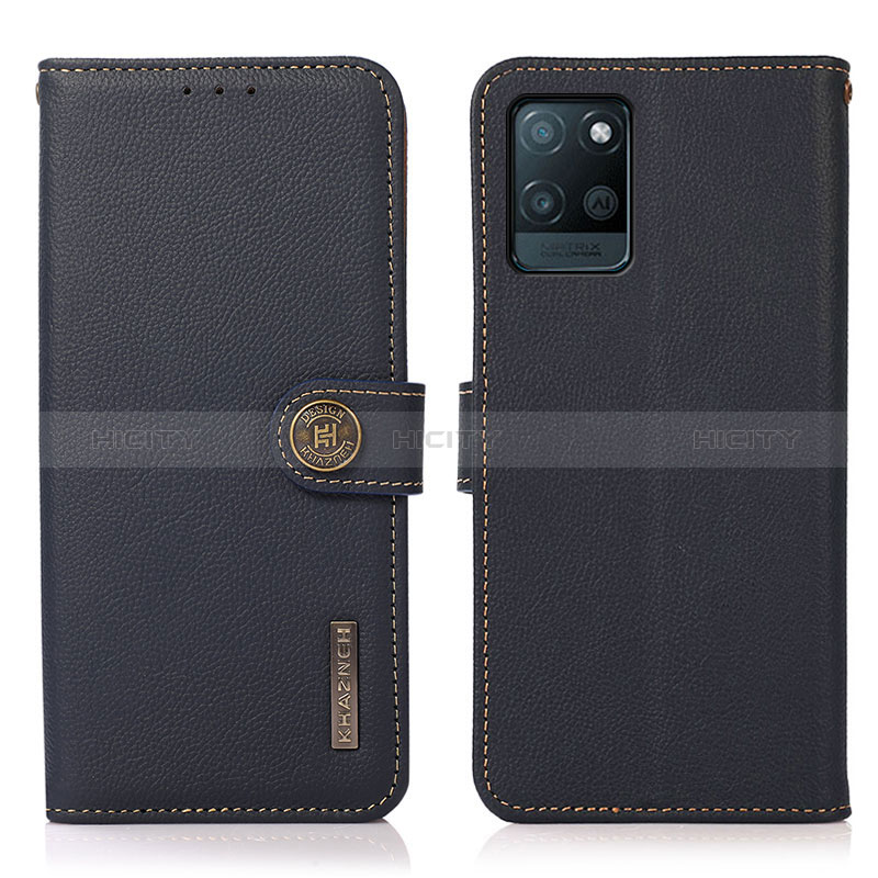 Funda de Cuero Cartera con Soporte Carcasa B02H para Realme V11 5G