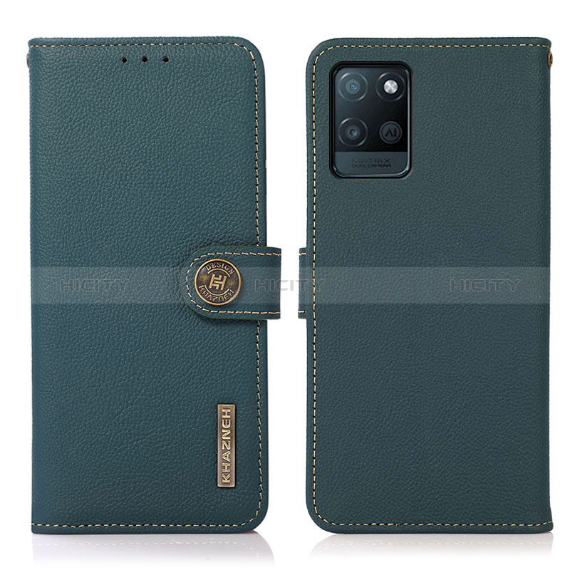 Funda de Cuero Cartera con Soporte Carcasa B02H para Realme V11 5G