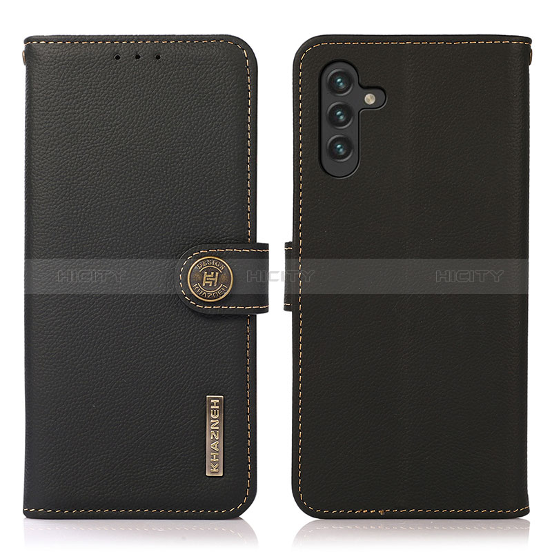 Funda de Cuero Cartera con Soporte Carcasa B02H para Samsung Galaxy A04s Negro