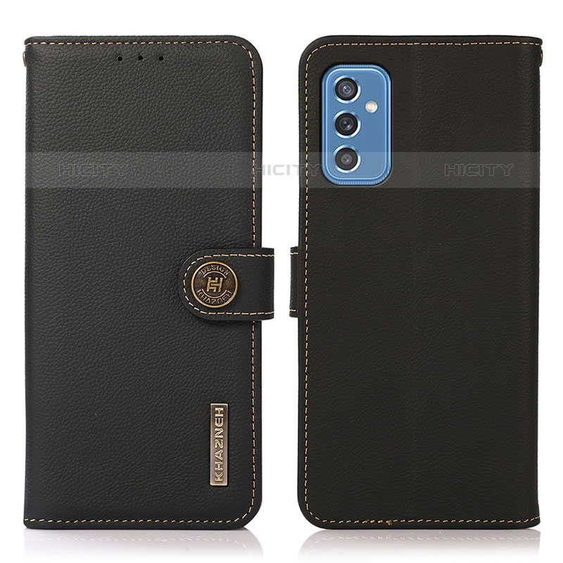 Funda de Cuero Cartera con Soporte Carcasa B02H para Samsung Galaxy M52 5G Negro