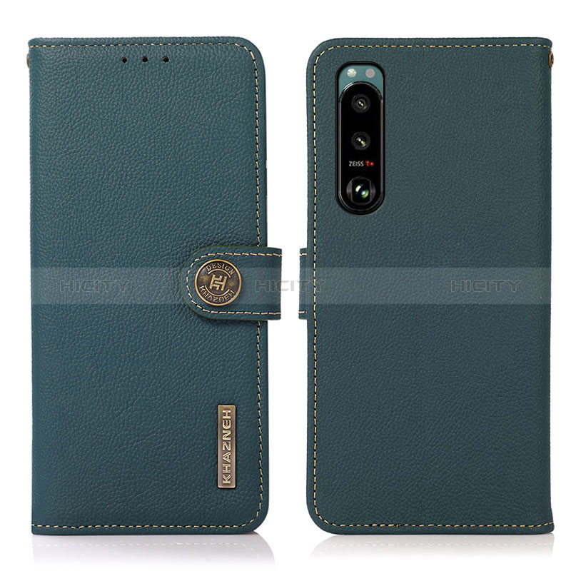 Funda de Cuero Cartera con Soporte Carcasa B02H para Sony Xperia 5 III