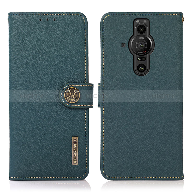 Funda de Cuero Cartera con Soporte Carcasa B02H para Sony Xperia PRO-I