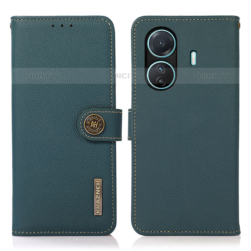 Funda de Cuero Cartera con Soporte Carcasa B02H para Vivo T1 Pro 5G