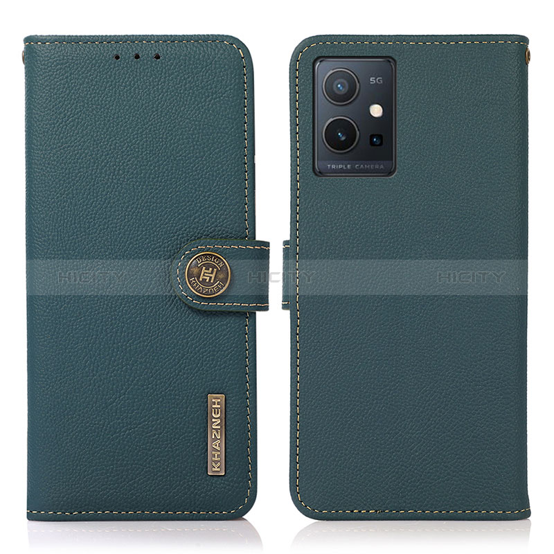 Funda de Cuero Cartera con Soporte Carcasa B02H para Vivo Y52t 5G