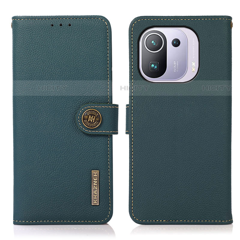 Funda de Cuero Cartera con Soporte Carcasa B02H para Xiaomi Mi 11 Pro 5G