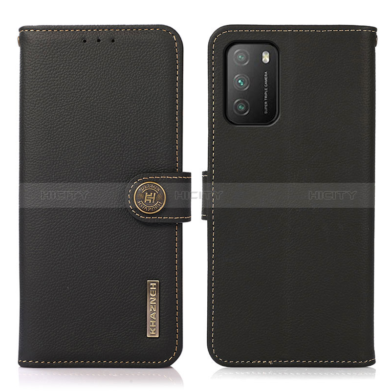 Funda de Cuero Cartera con Soporte Carcasa B02H para Xiaomi Poco M3