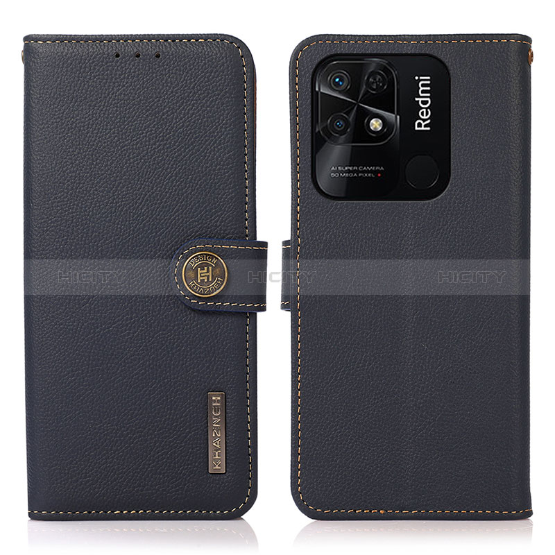 Funda de Cuero Cartera con Soporte Carcasa B02H para Xiaomi Redmi 10 Power