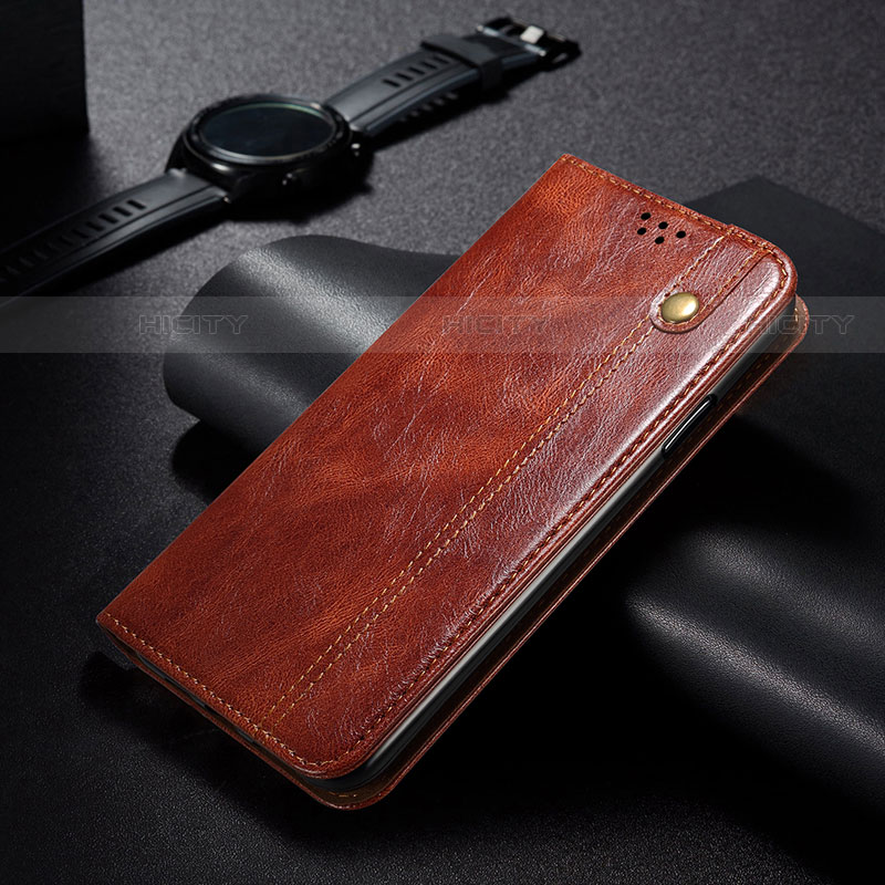 Funda de Cuero Cartera con Soporte Carcasa B02S para Samsung Galaxy S21 Plus 5G Marron