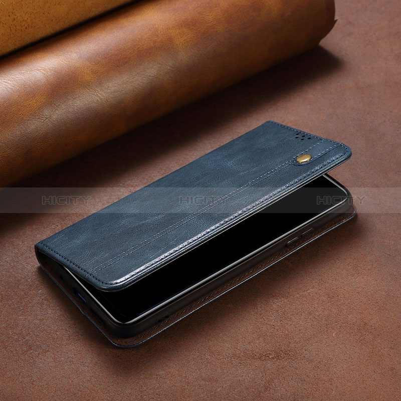 Funda de Cuero Cartera con Soporte Carcasa B02S para Xiaomi Redmi Note 11 Pro 4G Azul