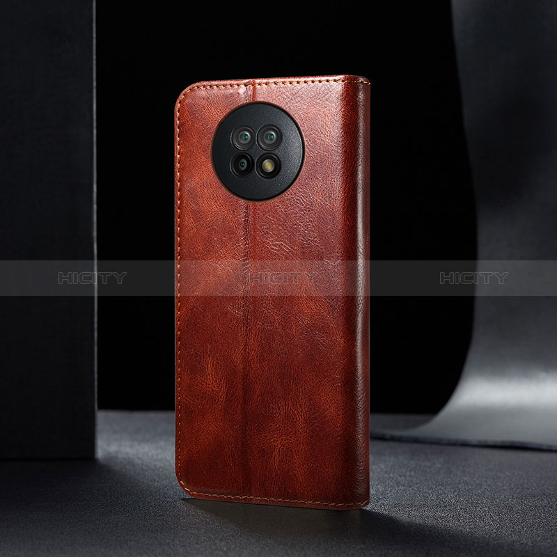 Funda de Cuero Cartera con Soporte Carcasa B02S para Xiaomi Redmi Note 9 5G