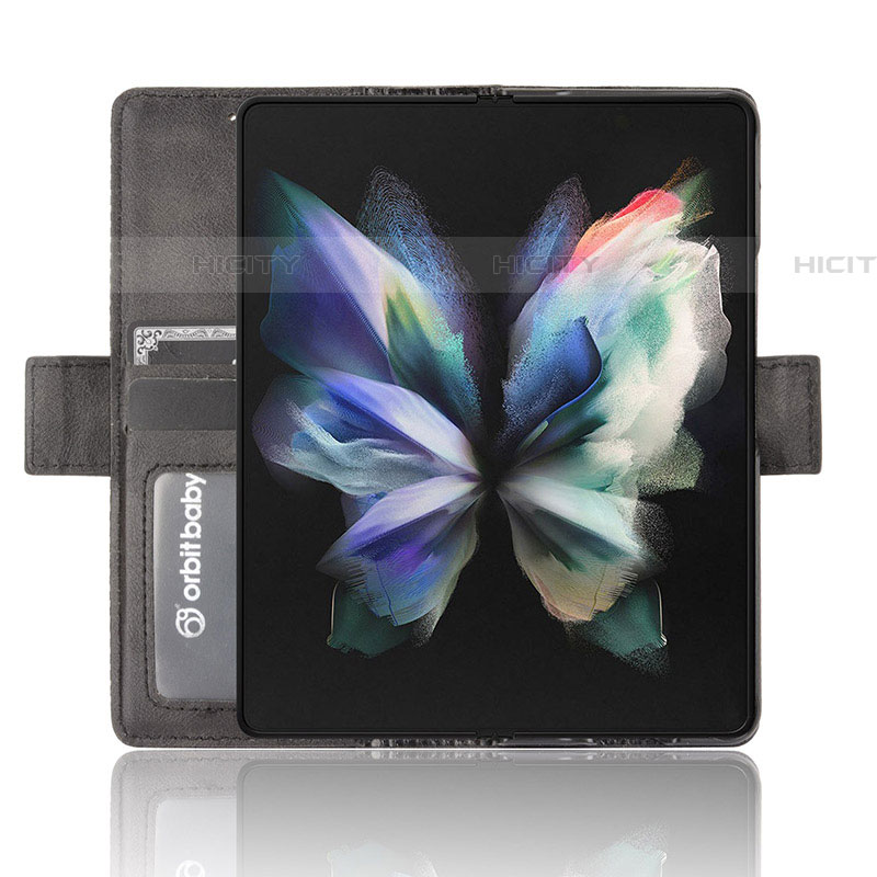 Funda de Cuero Cartera con Soporte Carcasa B02Y para Samsung Galaxy Z Fold4 5G