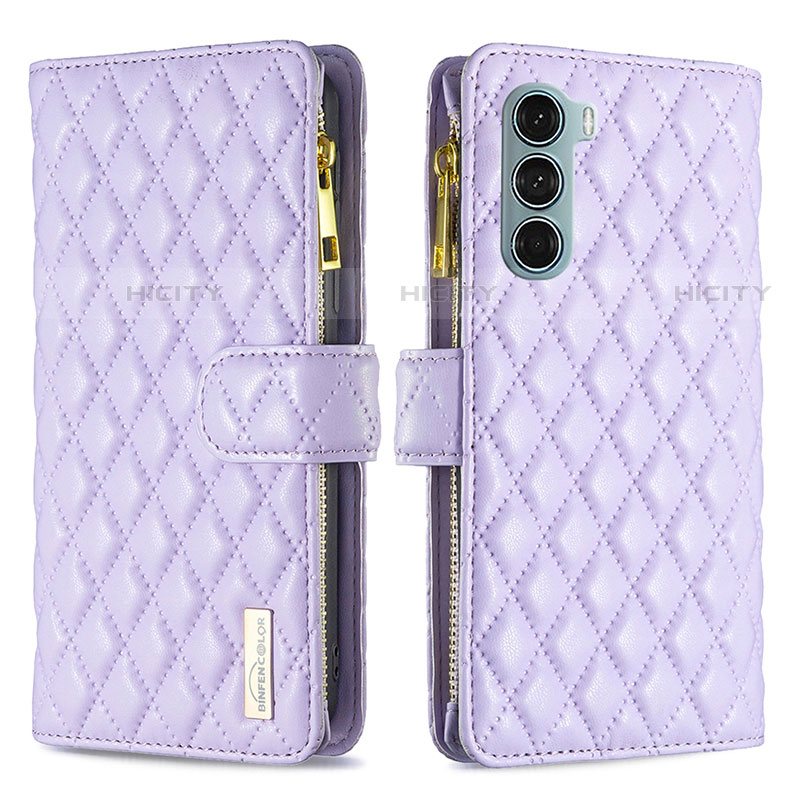 Funda de Cuero Cartera con Soporte Carcasa B03F para Motorola Moto Edge S30 5G