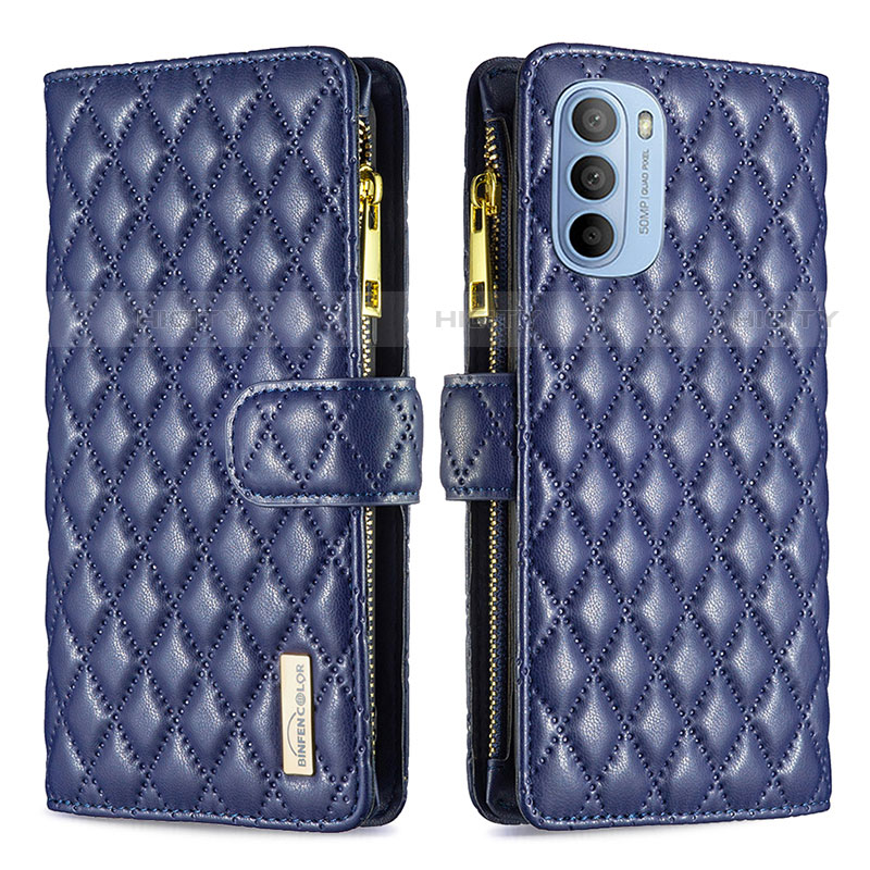 Funda de Cuero Cartera con Soporte Carcasa B03F para Motorola Moto G41