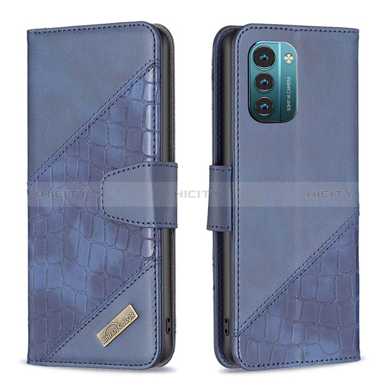 Funda de Cuero Cartera con Soporte Carcasa B03F para Nokia G11