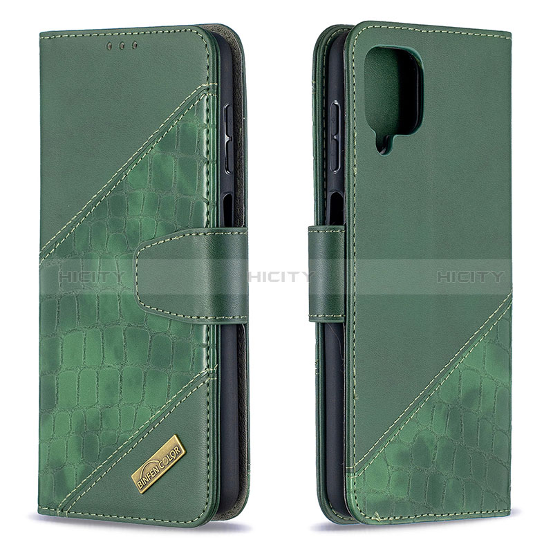 Funda de Cuero Cartera con Soporte Carcasa B03F para Samsung Galaxy A12 5G