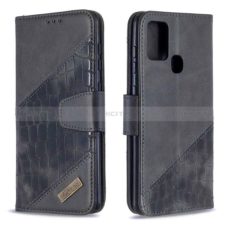 Funda de Cuero Cartera con Soporte Carcasa B03F para Samsung Galaxy A21s