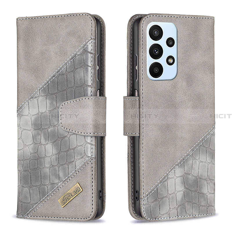 Funda de Cuero Cartera con Soporte Carcasa B03F para Samsung Galaxy A23 4G