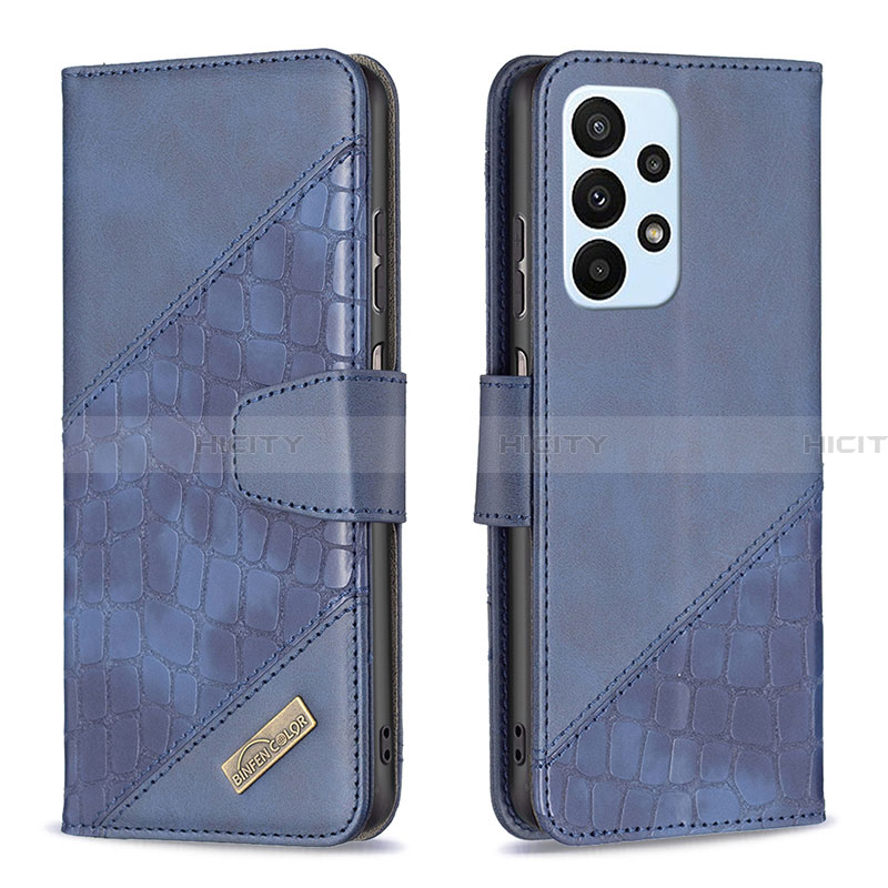 Funda de Cuero Cartera con Soporte Carcasa B03F para Samsung Galaxy A23 4G