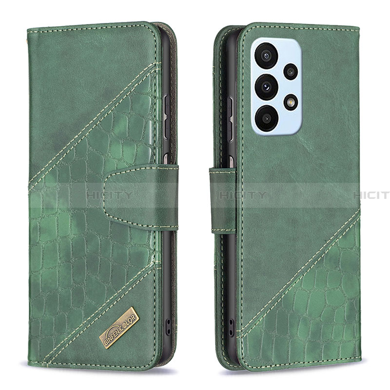 Funda de Cuero Cartera con Soporte Carcasa B03F para Samsung Galaxy A23 4G