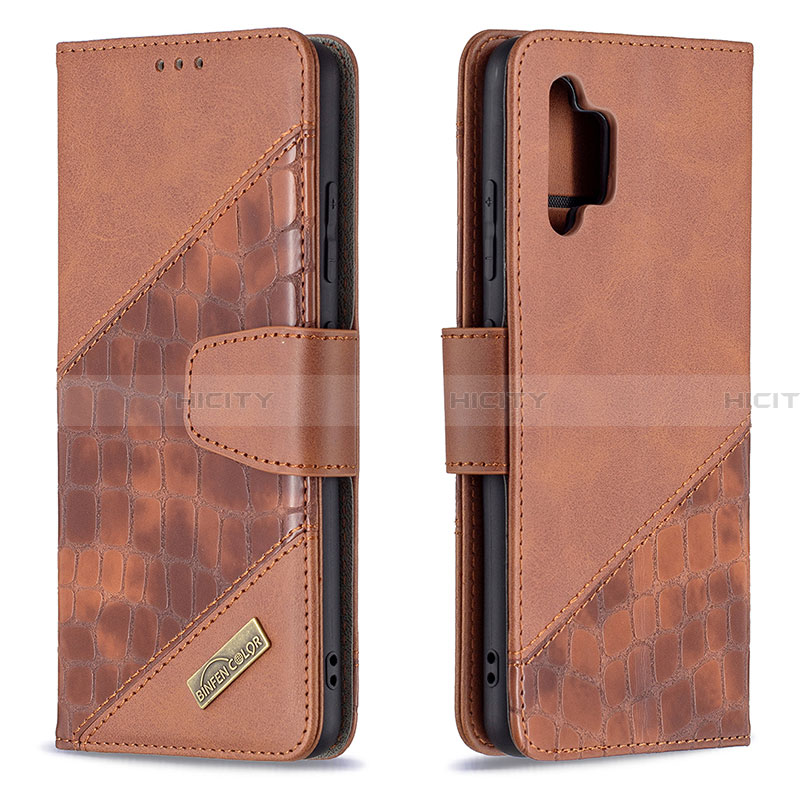 Funda de Cuero Cartera con Soporte Carcasa B03F para Samsung Galaxy A32 4G