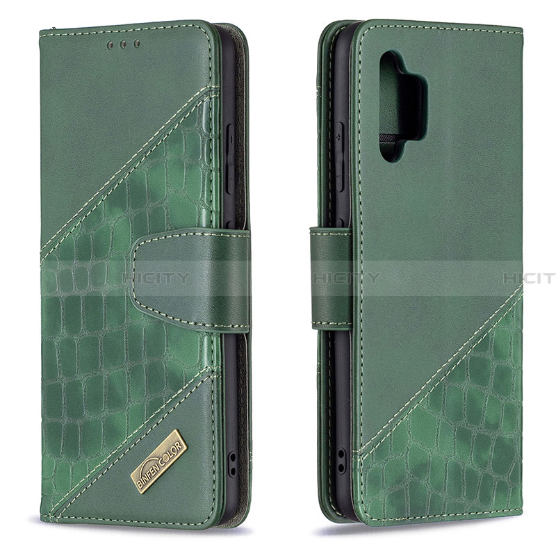 Funda de Cuero Cartera con Soporte Carcasa B03F para Samsung Galaxy A32 4G