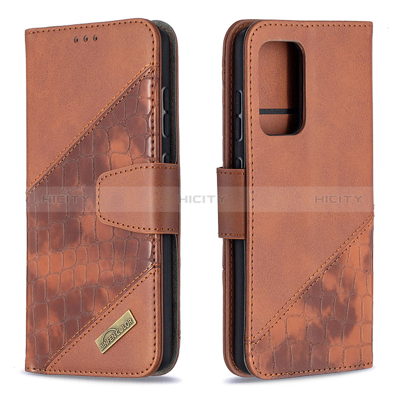 Funda de Cuero Cartera con Soporte Carcasa B03F para Samsung Galaxy A52s 5G