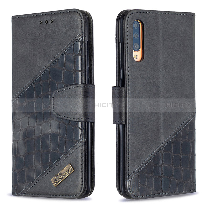 Funda de Cuero Cartera con Soporte Carcasa B03F para Samsung Galaxy A70