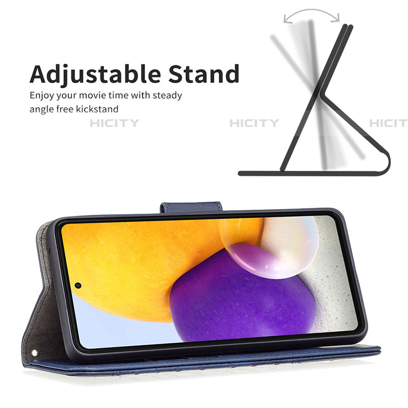 Funda de Cuero Cartera con Soporte Carcasa B03F para Samsung Galaxy A73 5G