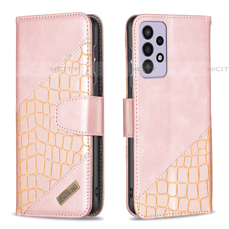 Funda de Cuero Cartera con Soporte Carcasa B03F para Samsung Galaxy A73 5G