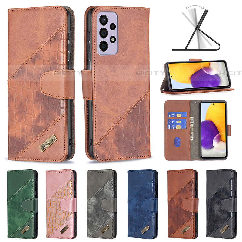 Funda de Cuero Cartera con Soporte Carcasa B03F para Samsung Galaxy A73 5G