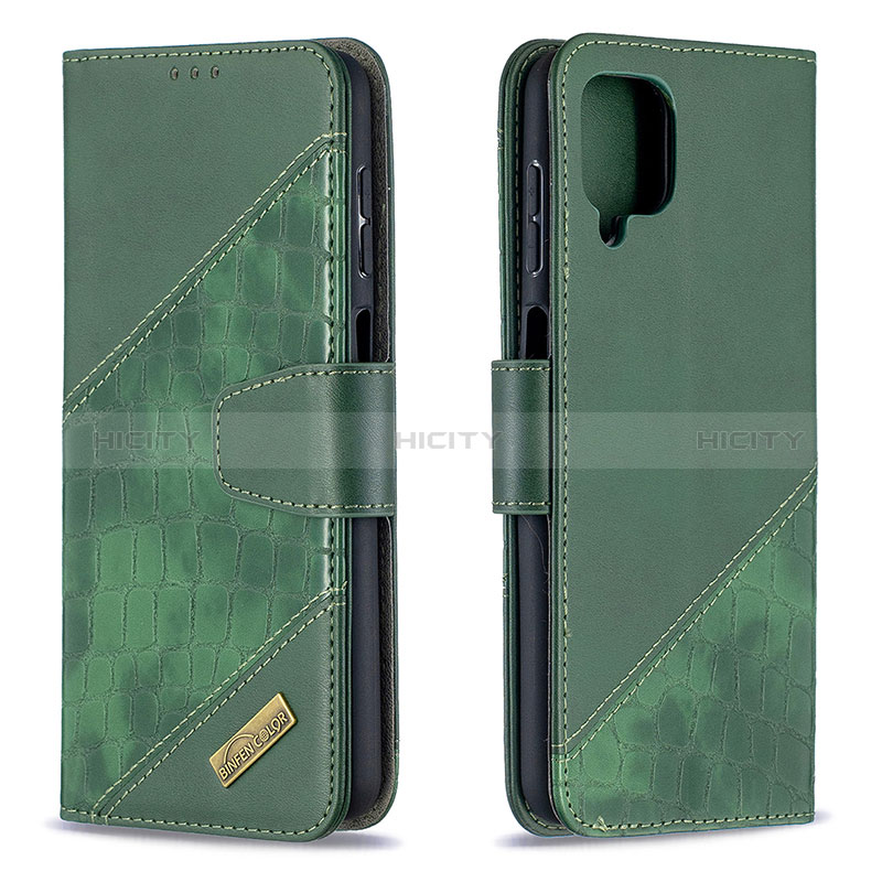 Funda de Cuero Cartera con Soporte Carcasa B03F para Samsung Galaxy F12