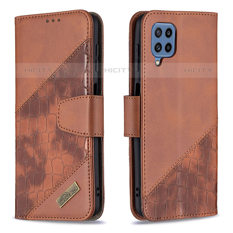 Funda de Cuero Cartera con Soporte Carcasa B03F para Samsung Galaxy M32 4G