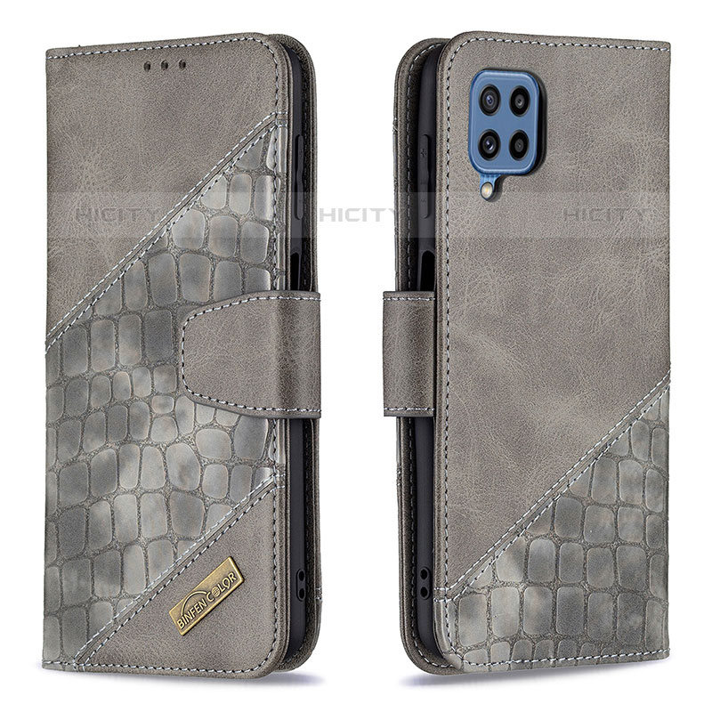 Funda de Cuero Cartera con Soporte Carcasa B03F para Samsung Galaxy M32 4G