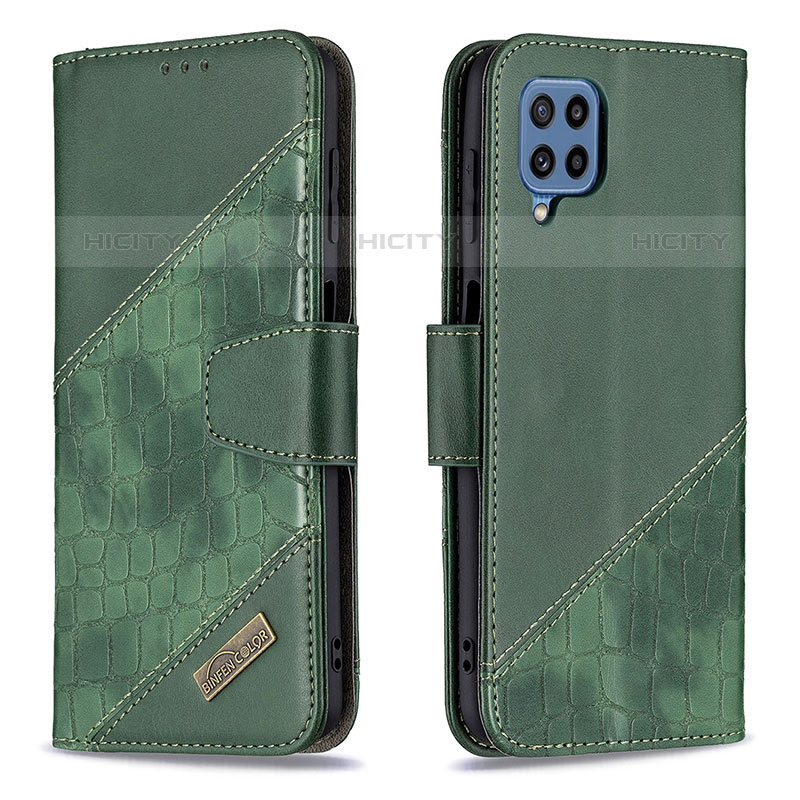 Funda de Cuero Cartera con Soporte Carcasa B03F para Samsung Galaxy M32 4G