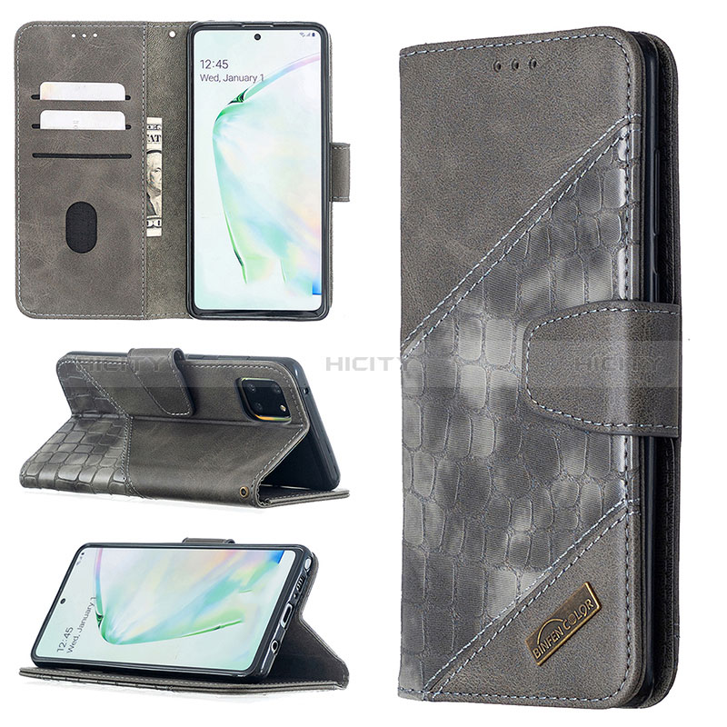 Funda de Cuero Cartera con Soporte Carcasa B03F para Samsung Galaxy M60s